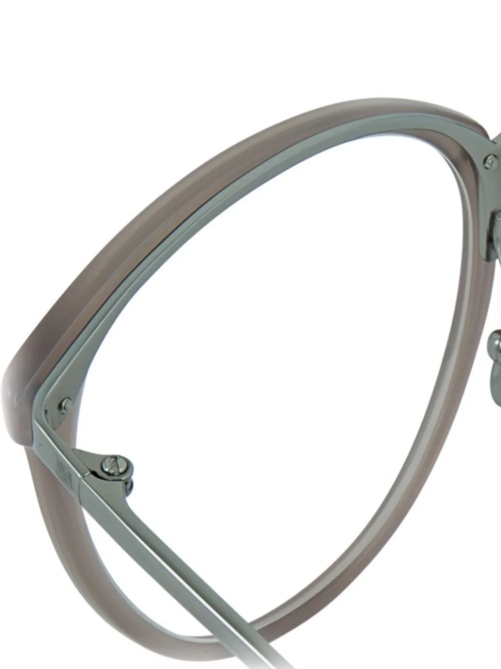 Linda Farrow Calthorpe Oval Glasses NWT LFL251 White Gold Full Boutique Box Set